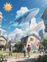子供の絵画が現実に エイプリルフールネタ編