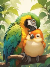 ちいさなインコのしあわせ