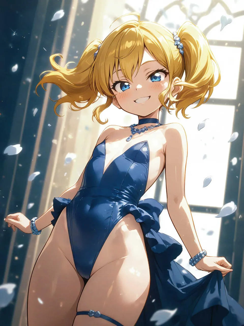 少女と風の瞬き