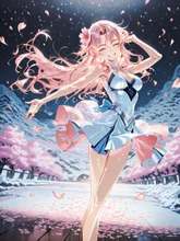 🌸桜舞う少女MAX🌸 — mamamiさんのAIイラスト