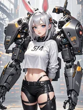 Cyber Pilot "34" Game Cosplay