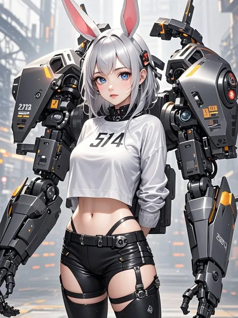 Cyber Pilot "34" Game Cosplay