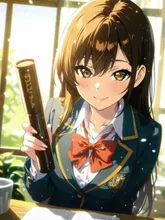 旅館まで勉強一式持ってくるとは — サクラパフェさんのAIイラスト