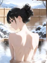 お風呂じゃマフラー巻きませんけどね(笑)