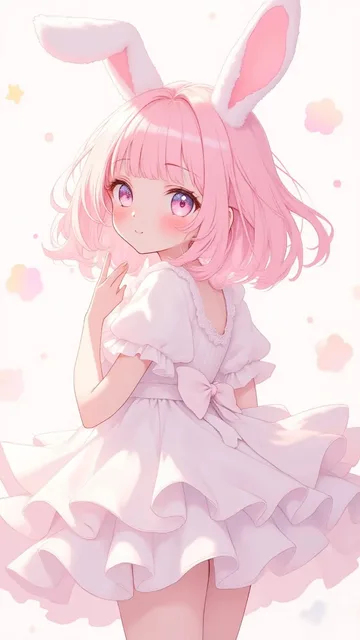 兎耳少女