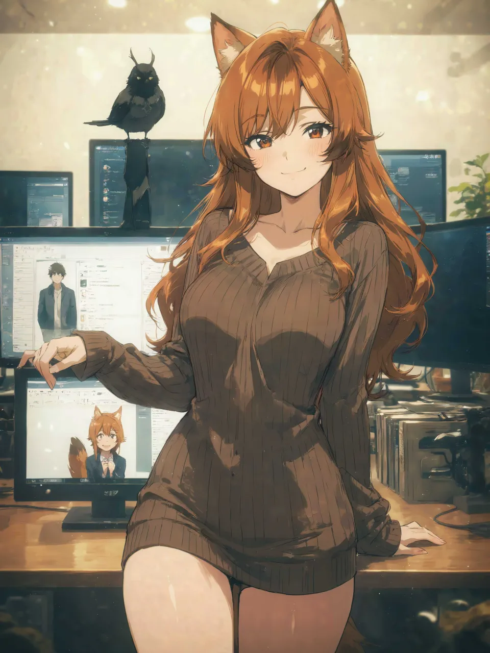 今はモニター監視の時代よ