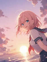 眩しいあの子 — 雫奈  低浮さんのAIイラスト