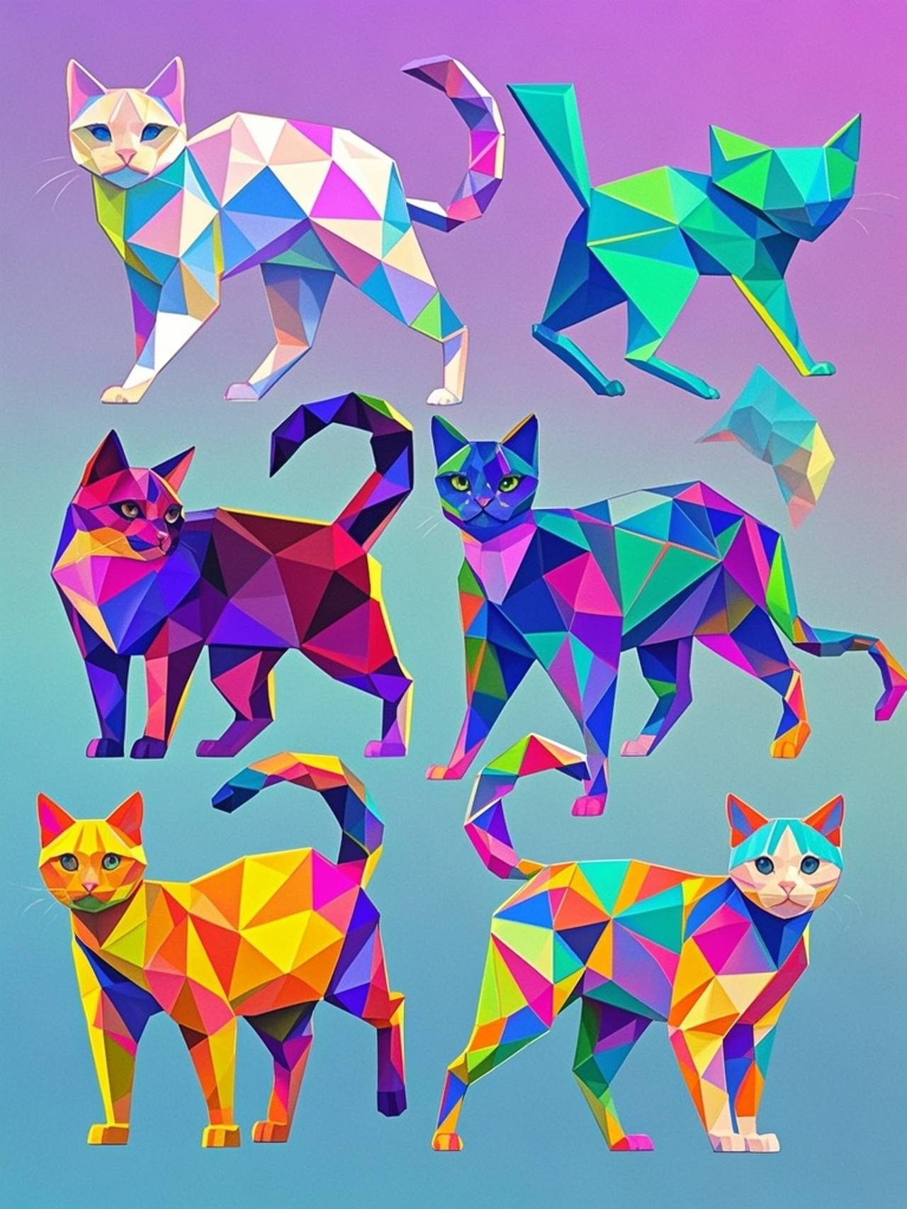 Geometric Cats