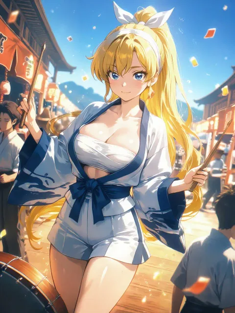 A high-quality anime… - 和太鼓
