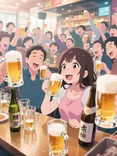 せ〜の、乾杯〜っ🍻