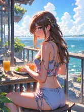 自分へのご褒美は、節約したらダメです。🥳 — 珈豆さんのAIイラスト