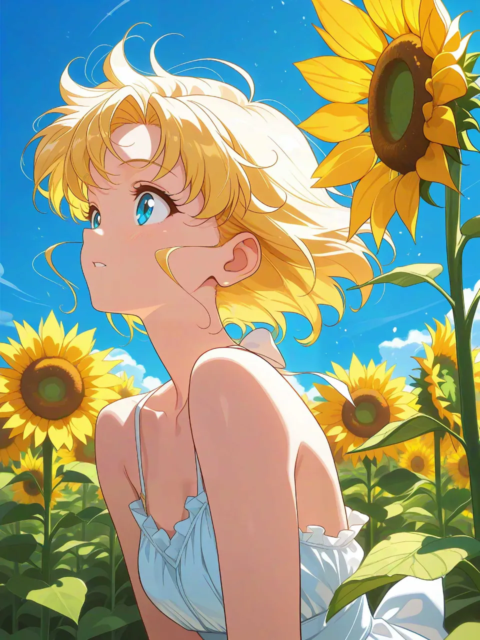 空と同じく澄み切った君の瞳は美しい
