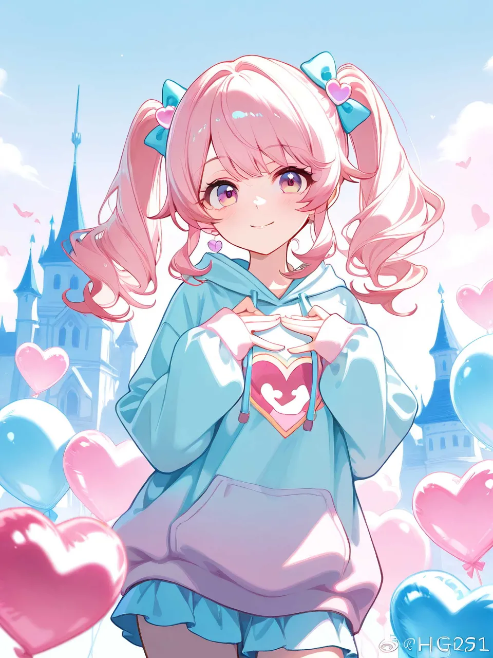 ツインテール女子 — ぱわるぅさんのAIイラスト
