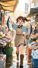 S　さあさあ寄ってらっしゃい！今朝揚がりのピッチピチだよー！