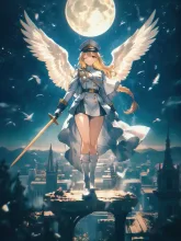 軍服の少女·軍帽とマントの誓い の投稿作品