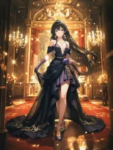 パーティードレス·夜会にきらめく淑女 の投稿作品