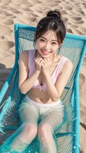 砂浜夏