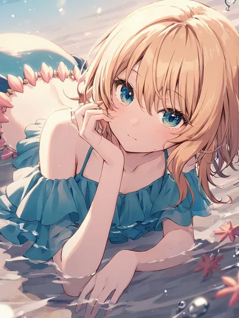 水着着る人魚