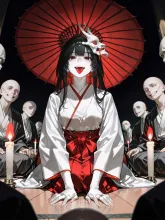 百物語の少女·蝋燭の怪談 の投稿作品