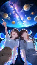 P　宇宙を見上げて