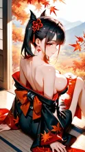 紅葉狩り — MAOMAOさんのAIイラスト