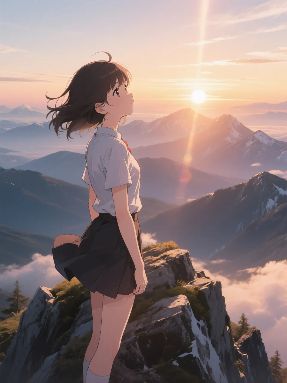 高精度アニメ - 山頂からの絶景 / マロン