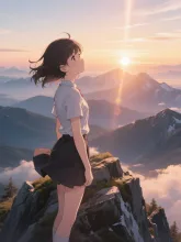 山頂からの絶景·今宵チャレンジ の投稿作品