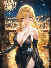 黒ドレス·艶やかな夜の淑女 の投稿作品