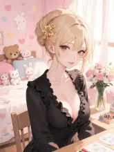子供部屋で