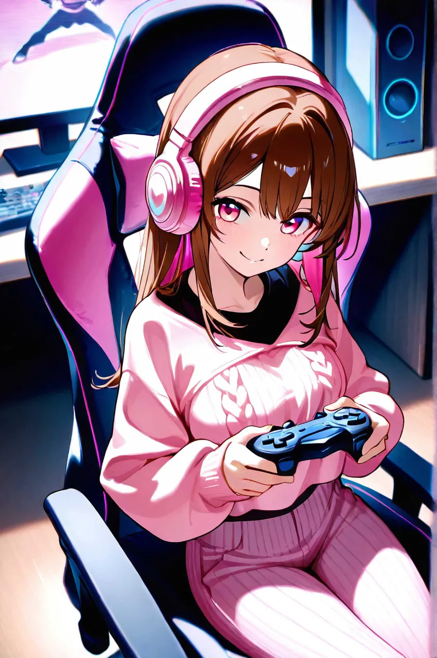 ゲーム配信者 — パランさんのAIイラスト