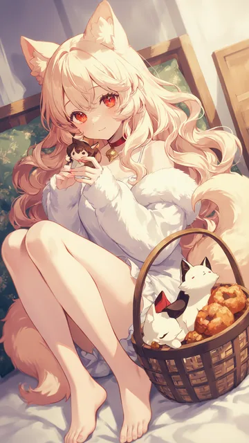 もふもふなしっぽ