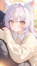 猫耳彼女 — 猫耳・猫娘のAIイラスト|SUPPART
