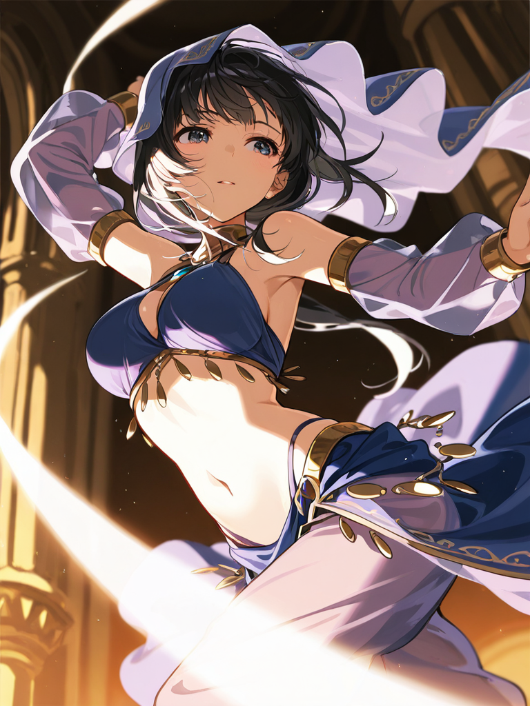 アラブの踊り子Ⅵ — 雪月花さんのAIイラスト