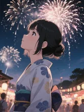 花火大会の彼女②