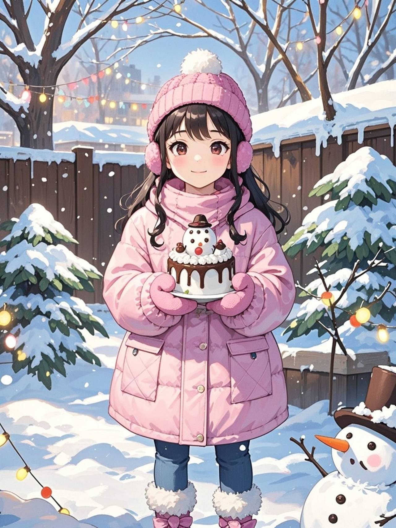 Snowy Birthday Joy