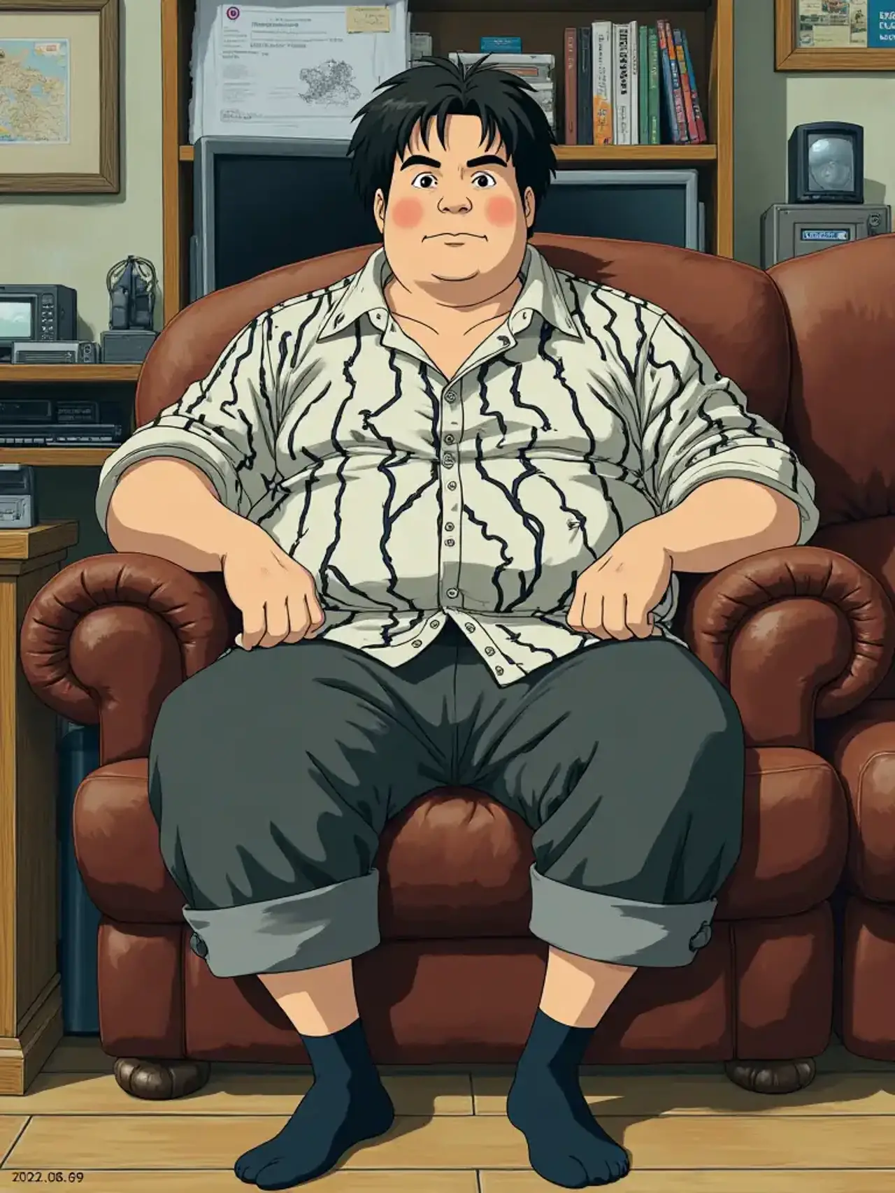 ジブリのお父さん — Mitsuhiro NishitaniさんのAIイラスト