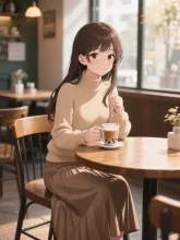 ひと息休憩 — 花畑イラストのAIイラスト｜SUPPART