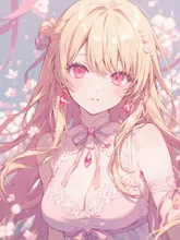 花びらの向こうに