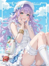 照れ笑い。