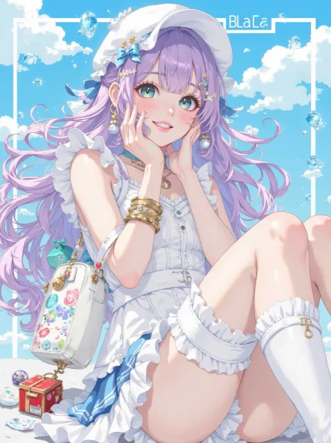 照れ笑い。