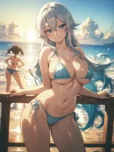 ギャル三人組·灼けた素肌の夏女神 の投稿作品