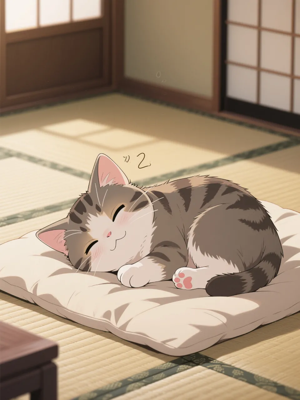 あと5分にゃん〜🐱zzz