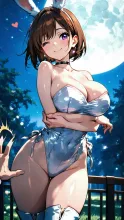 満月のバニーガール