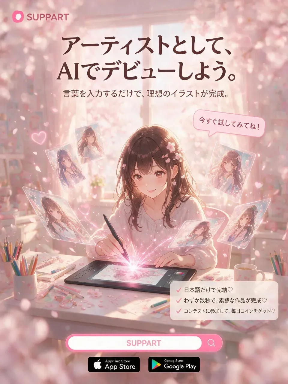 神絵 Pro 思い描いた世界を、日本語でそのまま。