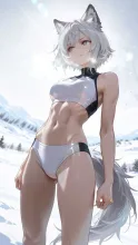 狼娘 — 狼娘・狼耳のAIイラスト|SUPPART