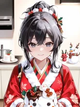 和風クリスマスケーキ — おっさんさんのAIイラスト