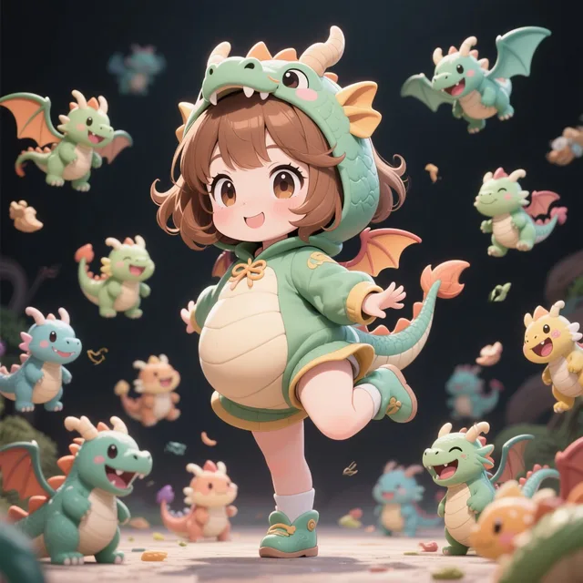 ドラゴン娘♪(꒪ˊ꒳ˋ꒪)