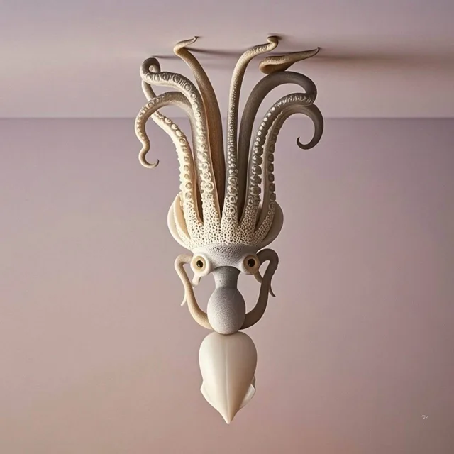 squid shaped lampshade
