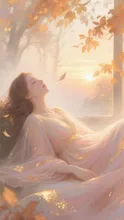 秋の眠り — ポートレート・肖像のAIイラスト|SUPPART