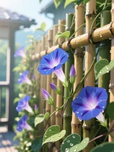 朝顔のつぼみ·初夏チャレンジ の投稿作品